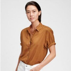 *NWT* Gap Roll Cuff Sleeve Shirt
